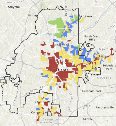 Redlining in Atlanta